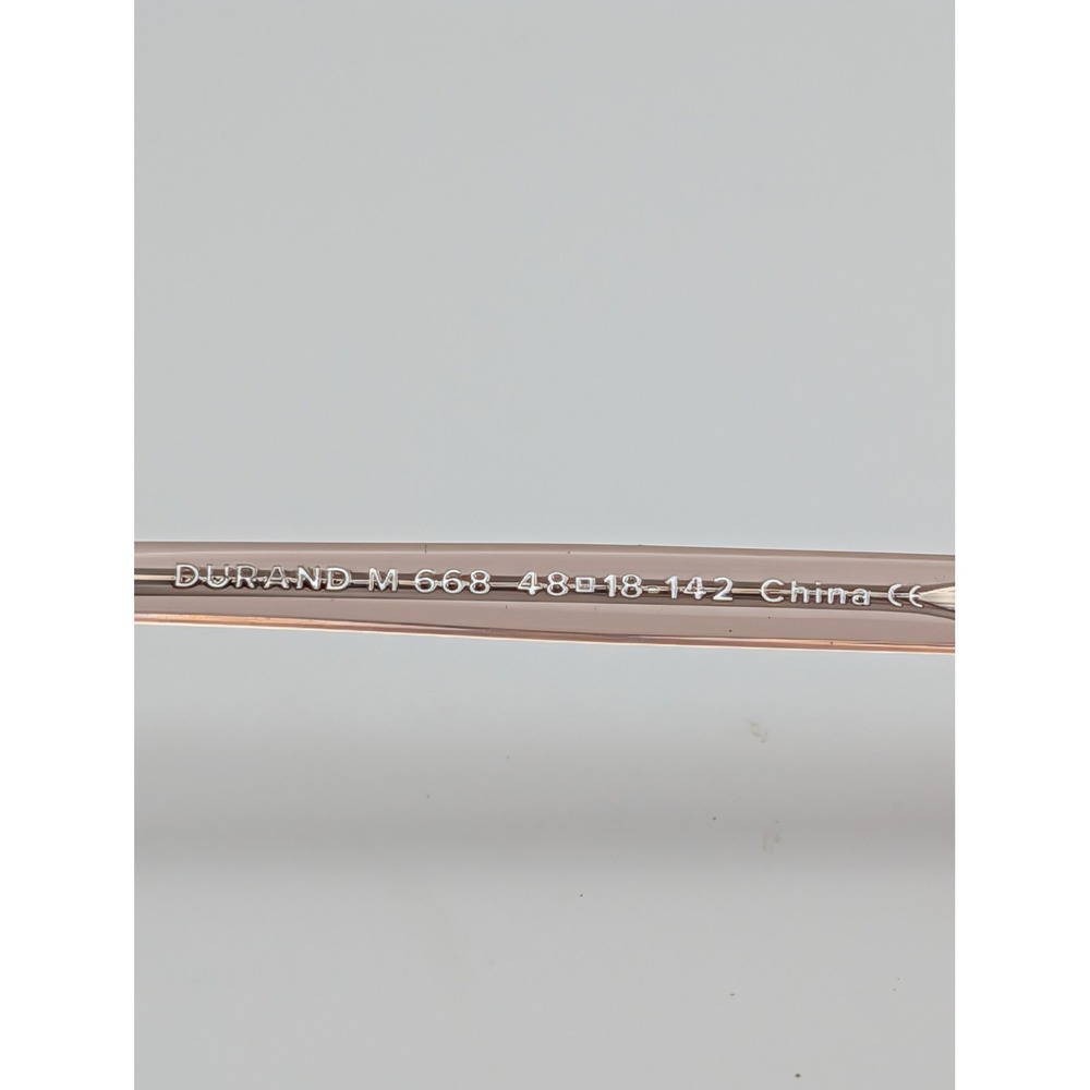 Warby Parker Durand M 668 Rose Water Pink Crystal Eyeglass Frames Only 48-18-142 - Picture 5 of 13